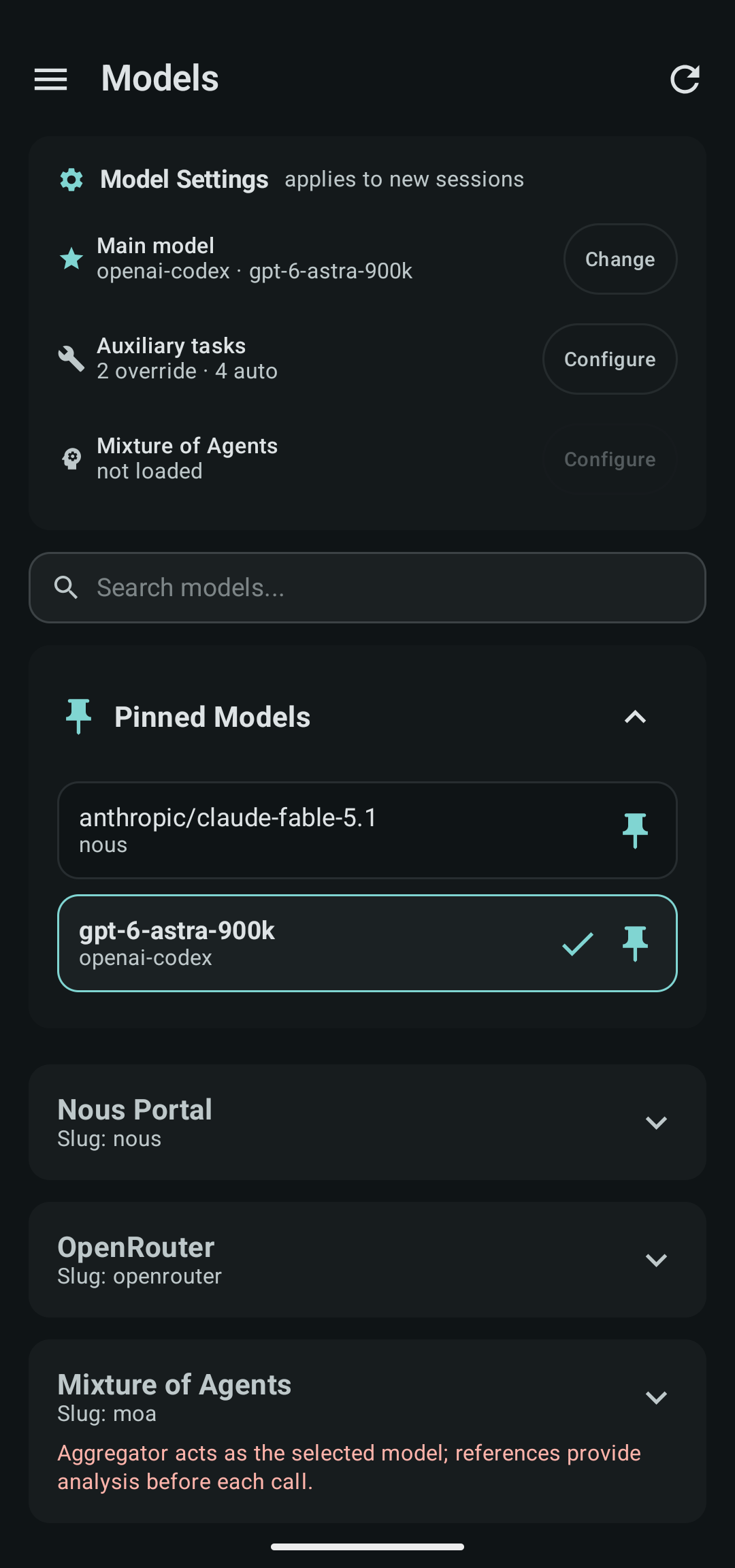 Hermes Mobile models