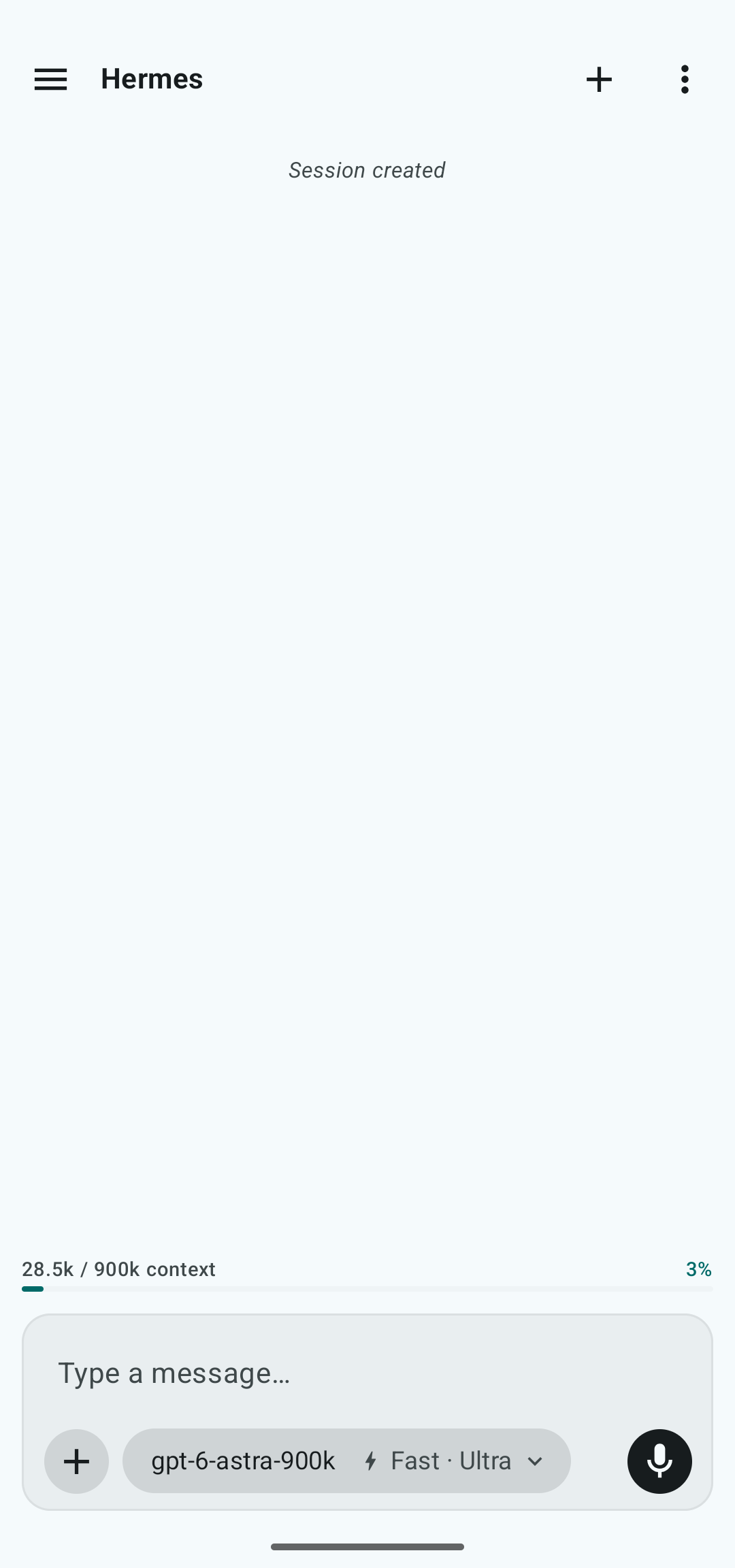 Hermes Mobile chat